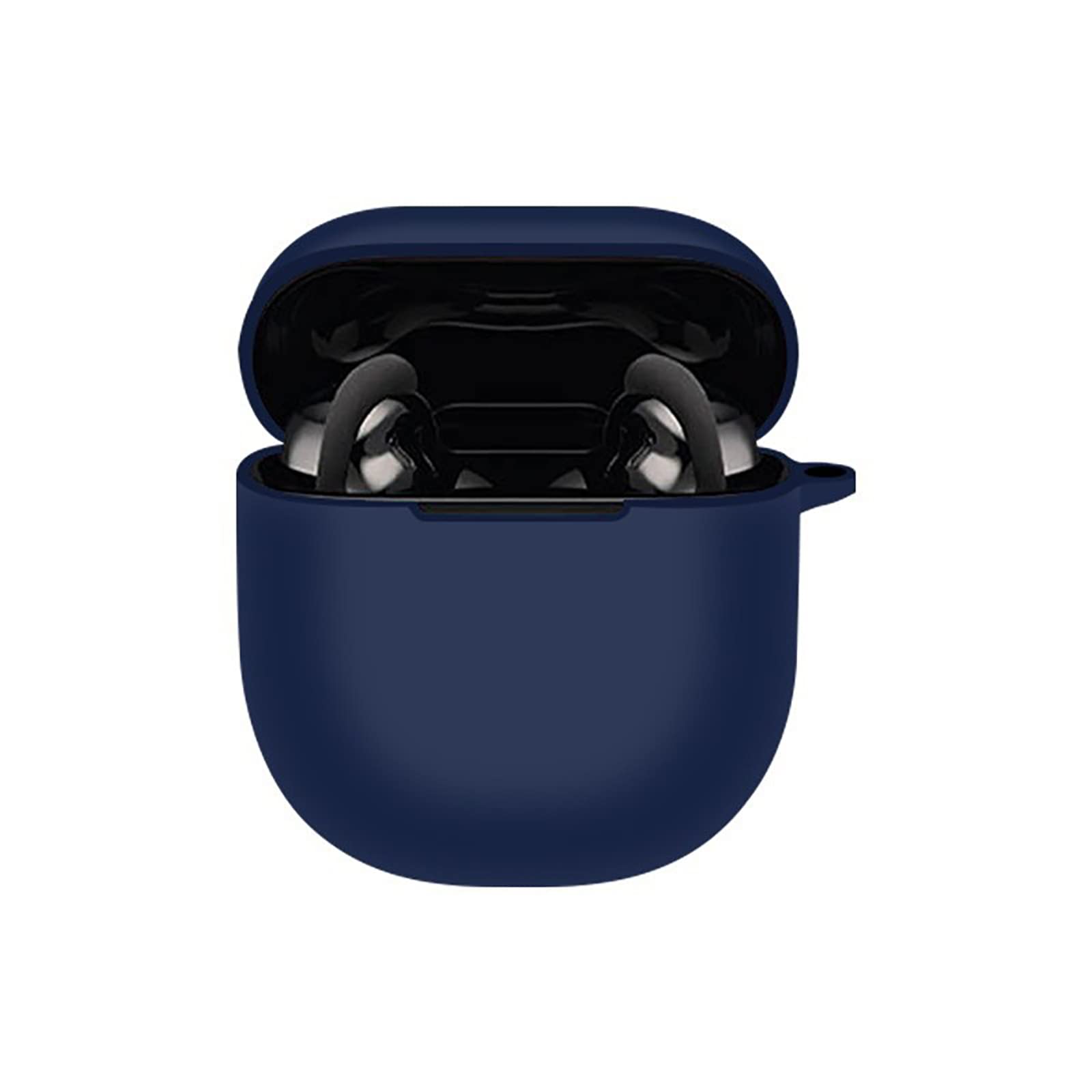 GMUJIAO Case for Bose QuietComfort Earbuds II,Silicone Shockproof Case Cover,Soft Silicone Skin Case,Premium Silicone Cover for Bose QuietComfort Earbuds II,Bose QuietComfort Earbuds II Case-Blue