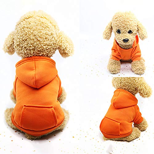 image for HUN Huangou Pet Coat Clothes Apparel Hoodie Costume with Pocket Dog Cl