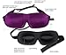 Bucky 40 Blinks Ultralight & Comfortable Contoured, No Pressure Eye Mask for Travel & Sleep, Perfect with Eyelash Extensions - Dots