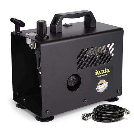 iwata-medea studio series ninja jet single piston air compressor