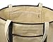 Handy Laundry Canvas Tote Beach Bag - Large Bags with Shoulder Straps, Strong Enough to Carry Beach Gear and Wet Towels. Front Pocket, Inside Zippered Pocket. (Black)