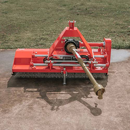 Titan Attachments 3Point Flail Mower with Hydraulic Side Shift 60