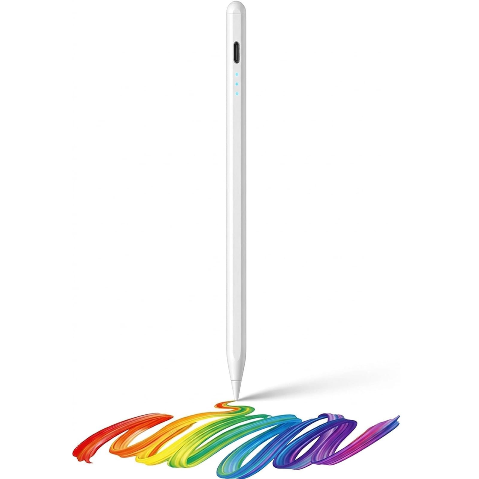 Stylus Pen for Apple iPad 2018-2026, 3X Fast Magnetic Charging iPad Pencil with Tilt Sensitivity & Palm Rejection, Compatible with iPad 6-11th Gen, iPad A16 Air 3-5/M2/M3, Mini 5-7, Pro 11/12.9/M4
