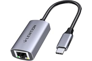 LENTION USB C to Ethernet Adapter, 1000M RJ45 Wired LAN Network Converter Compatible 2023-2016 MacBook Pro 13/15/16, New iPad