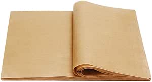 KTDT 200 Piezas de Papel de pergamino sin blanquear Antiadherente