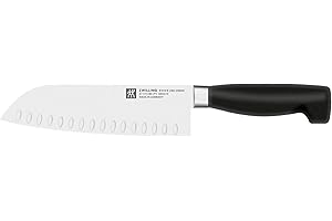 ZWILLING HENCKELS Four Star® | Santoku Granton Knife 7-inch | Made in Germany | FRIODUR® Ice-Hardened Blade