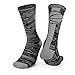 ChalkTalkSPORTS Athletic Half Cushioned Crew Socks | Mid Calf | Basketball Superelite | Camo Gray