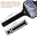 RUNBACH Armband for iPhone 17/17 Pro/16/16 Pro/15/15 Pro/14/14 Pro/13/13 Pro/12/12 Pro/11/XR,Sweatproof Running Exercise Bag with Card Slot for iPhone 16,15,14,13,12,11,iPhone XR(Black)