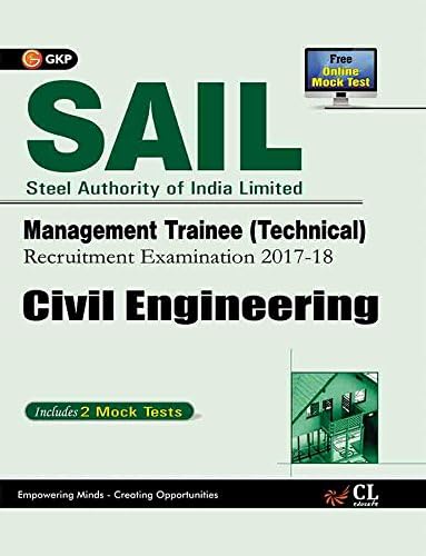SAIL Civil Engineering Management Trainee (Technical) 2017-18