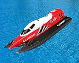 POCO DIVO 2.4Ghz Claymore F1 Champion Boat RC Formula Racing Yacht R/C EP RTR Ship Radio Control 20-mph High Speed Pool Racer