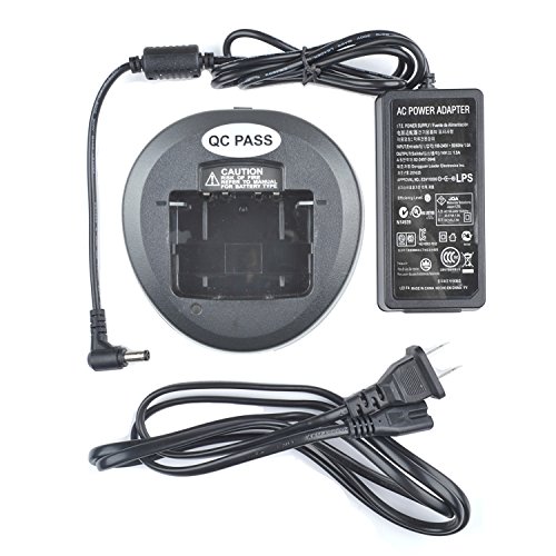 CD-58 Power Adapter Rapid Li-ion Battery Charger for Vertex VX260 VX261 VX264 VX451 VX454 VX459 VX531 VX534 VX231 VX230 VX450 VX539 FNB-V130L FNB-V133L FNB-V127 FNB-V128 FNB-V131 FNB-134 Radio