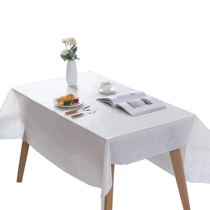 TIKNPOL Impermeable Manteles PVC,Prueba De Aceite Fácil De Limpiar
