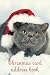 Christmas card address book: An address book and tracker for the Christmas cards you send and receive - Christmas cat cover (Christmas notebooks) by 