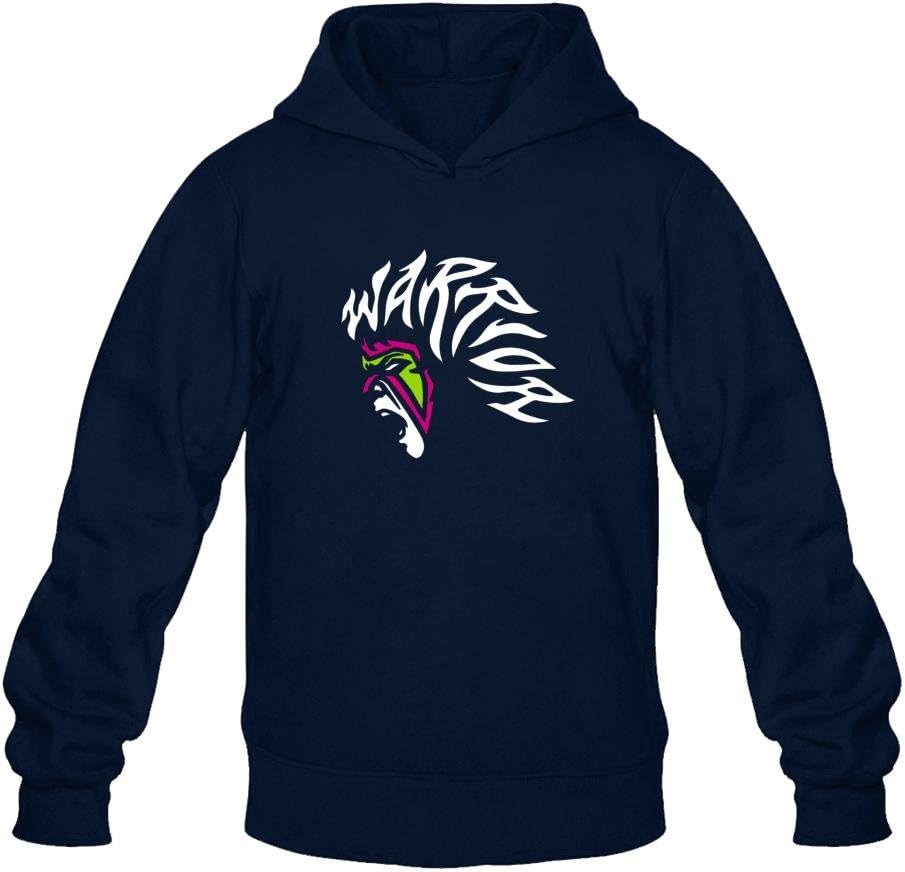Niceda Men's The Ultimate Warrior Design Long Sleeve Sweatshirts Hoodie