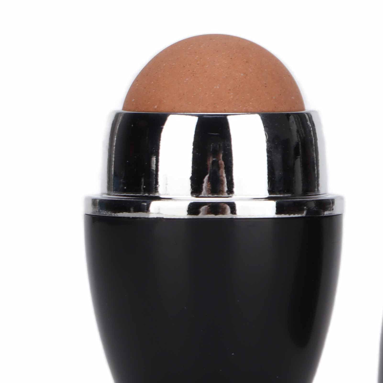 Oil-Absorbing Volcanic Face Roller,Facial Roller Promote Cell Metabolism Face Cleaning Pore Massage Ball for Skincare Makeup(black)