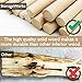 StorageWorks Coat Hanger, Wooden Clothes Hanger, Natural Wood Hangers for Shirts, Jackets, Pants, Coats, Suits, Sweaters (Wood, 0.5