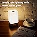VEHOLION Wake Up Light Alarm Clock with Sunrise Simulation and 5 Natural Sounds,LED USB Bedside Lamp,Rechargeable,Touch Sensor Night Light with 3 Brightness,12/24 hour Gift,MY-03