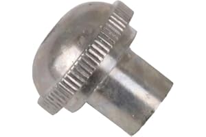 HOMESWITCH Silver High Strength Nickel Plated Piccolo Head Crown Screw Cap for Piccolo Replacement