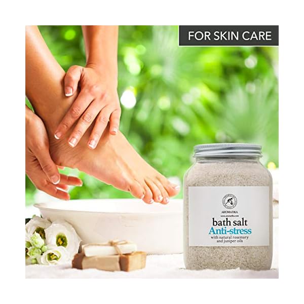 De-Stress-Bath-Salt-1300g-100-Natural-Pure-with-Essential-Oils-Rosemary-Juniper-Best-for-Good-Sleep-Relaxing-Calming-Body-Care-Beauty-Aromatherapy-Stress-Relief De-Stress Bath Salt 1300g - 100% Natural & Pure with Essential Oils Rosemary & Juniper - Best for Good Sleep - Relaxing…