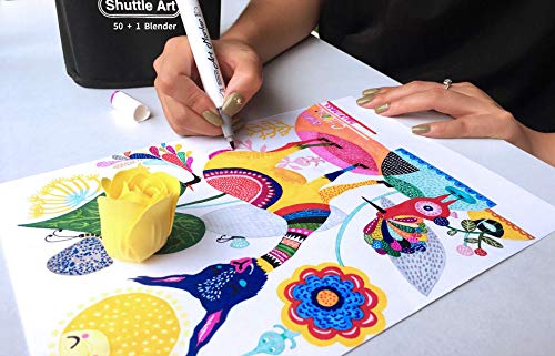 4 Shuttle+Art+Permanent+Highlighters+Illustration