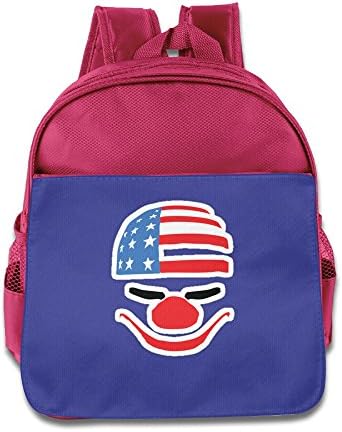 American Flag Clown Kids School Backpack