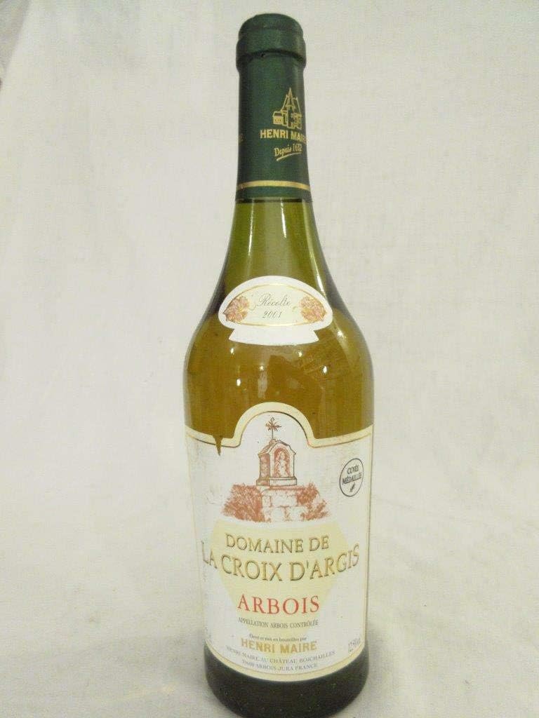 arbois henri maire domaine de la croix d'argis blanc 2001 - jura