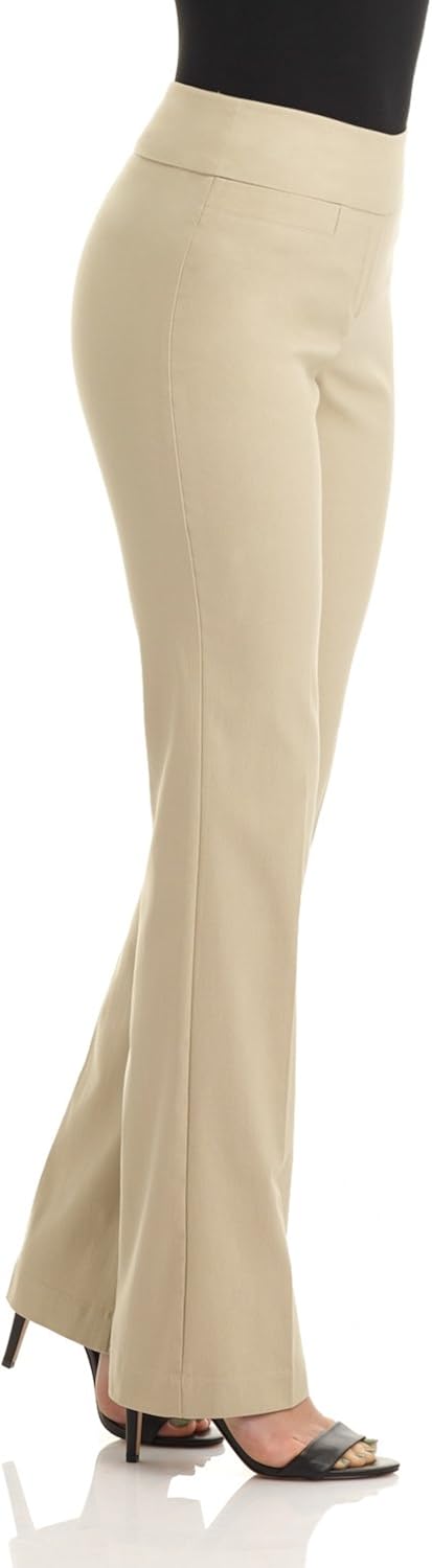 Rekucci Women's Ease into Comfort Boot Cut Pant at  Women’s Clothing store