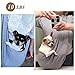 FURRY FIDO Dog Carriers for Small Dogs - Breathable Cat Dog Bag - Handsfree Pet Sling Carrier - Travel Puppy Carrying Bag - Grey Pet Sling