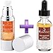 Swiss Botany Stem Cell Serum for Face + Dragon Blood Moisturizer Gel – Instant Anti-Aging Combo – Diminishes Fine Lines & Wrinkle, Sculpts Facial Contours – Made in USA