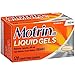 Motrin IB Liquid Gels with 200mg Ibuprofen per Caplet, Pain Reliever & Fever Reducer for Adults, Relief from Minor Arthritis Pain, Muscle Aches, Headache, Menstrual Cramps & Backache, 120 ct