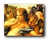 Little Angels Wall Decor Cherubini Picture Sistine Madonna Raphael Art Print Poster (16x20)