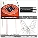 IMAGE Solar Color Changing Butterfly Wind Chimes Mobile LED Gift for Home Garden Patio Yard Lawn Decor