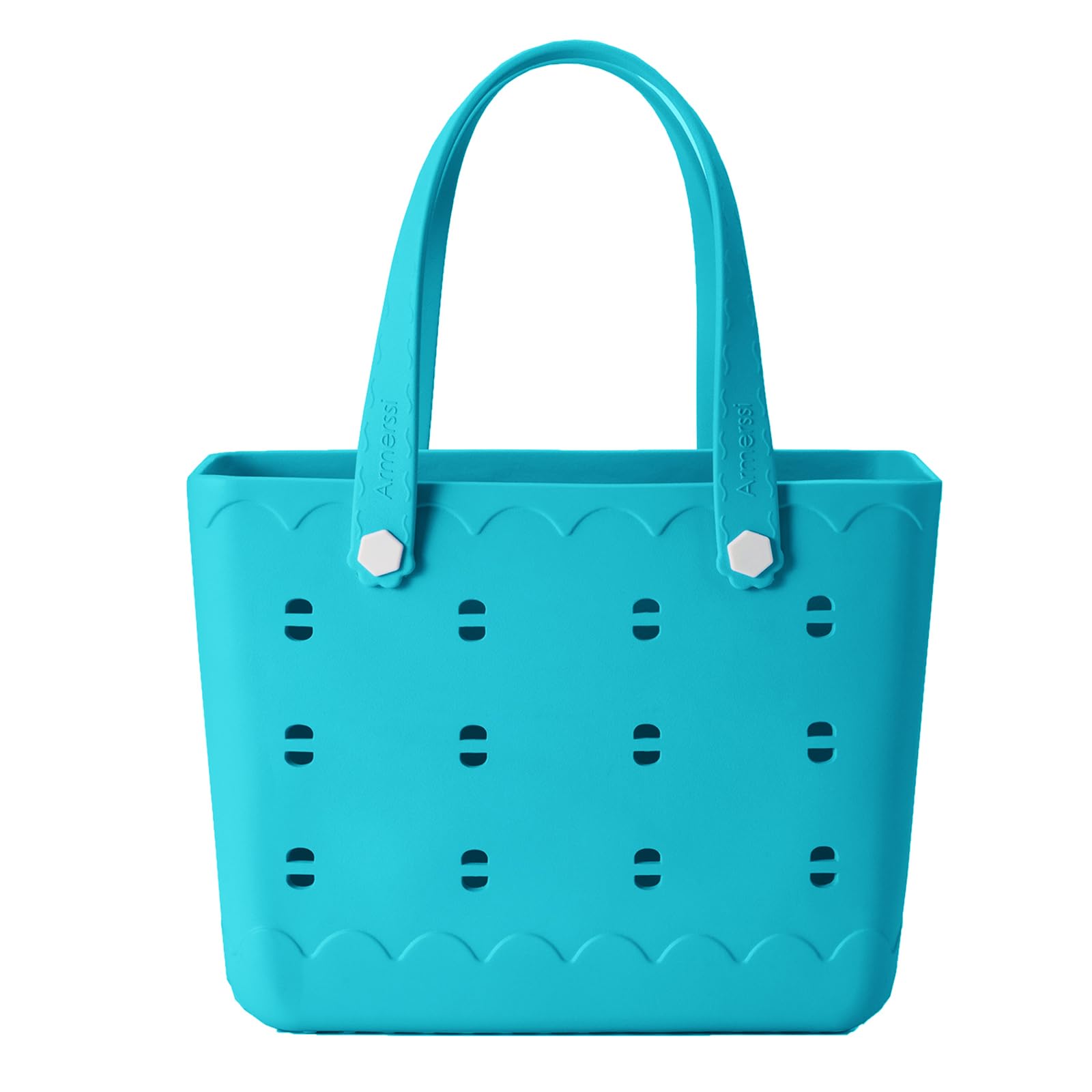 Photo 1 of DCDYBBG Rubber Beach Bag Waterproof Washable Tip-Proof Durable Tote Bag for Beach Boat Pool and Sports X Large Rubber Tote HuLan X-Large