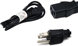 [UL Listed] Power Cord for Power Pressure Cooker 3FT or 6FT (3FT)