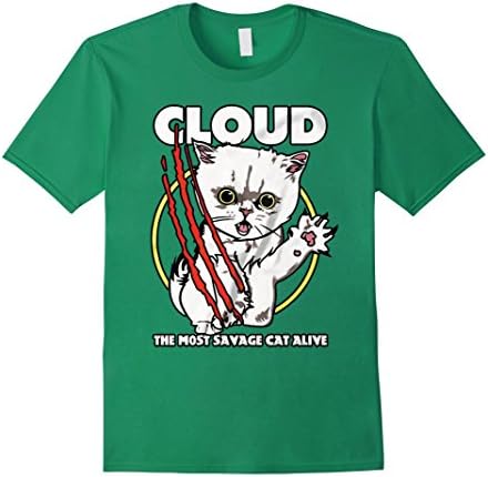 Men's PopularMMOs "Savage Cloud" Tee Navy Medium Kelly Green