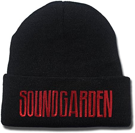 Soundgarden Rock Band Logo Beanie Fashion Unisex Embroidery Beanies Skullies Knitted Hats Skull Caps