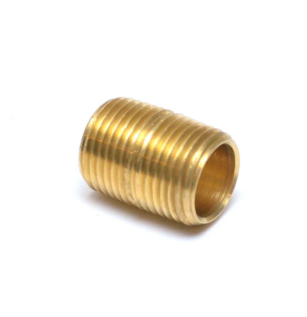 Fasparts Brass 1 2 Male Npt Mpt Mip Close Nipple Brass Pipe Fitting Fuel Air Water Boat Gas Oil Wog Amazon Com Industrial Scientific