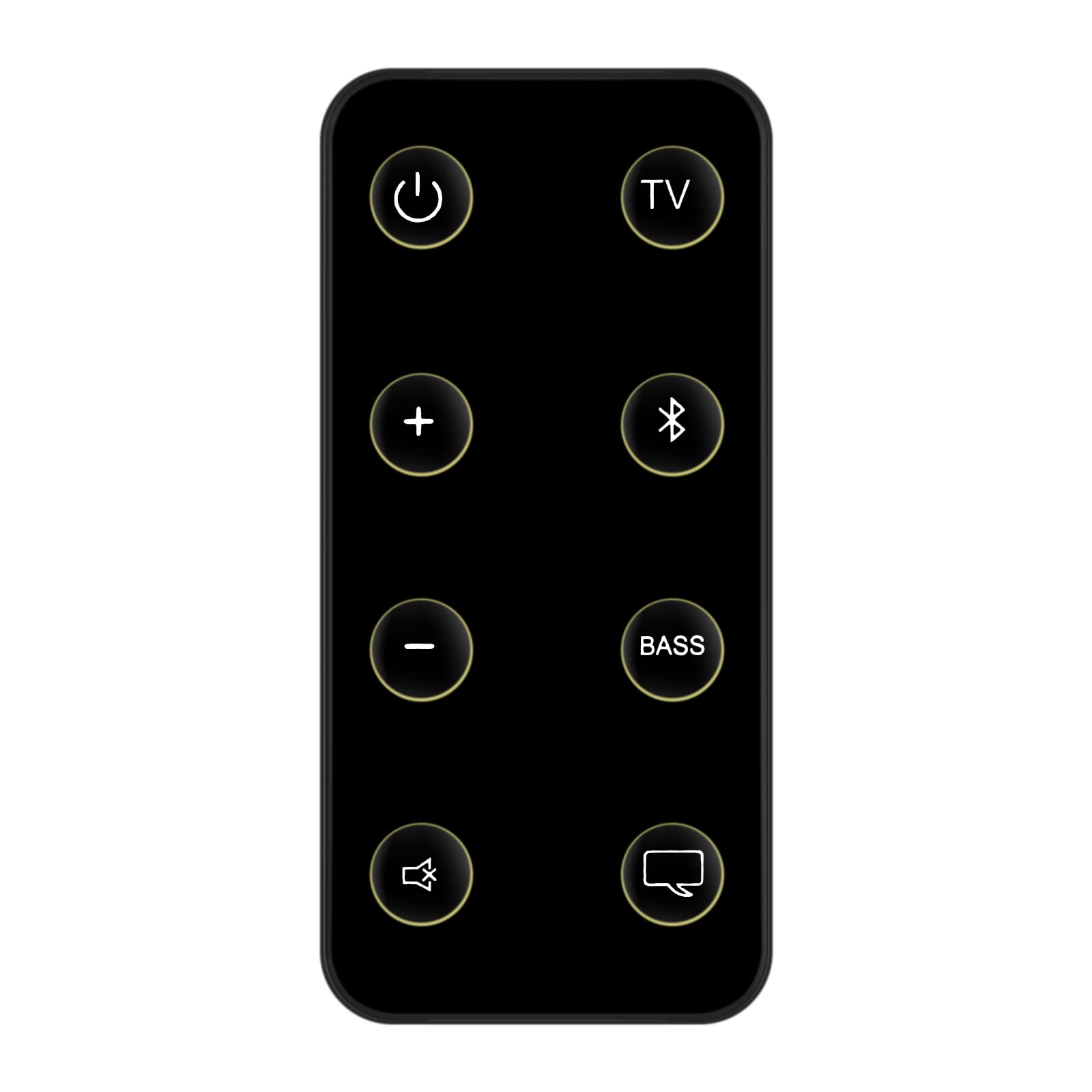 VINABTY Replace Remote Remote Control Fit for Bose Solo 5 10 15 Series II TV Sound System 732522-1110 410376 418775 431974 845194 740928-1120 838309-1100