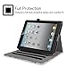 Fintie Case for iPad 4th Generation/iPad 3rd Gen (2012 Model), iPad 2 (2011 Model) 9.7 inch Tablet - [Corner Protection] Multi-Angle Viewing Smart Cover w/Pocket Auto Sleep/Wake, Love Tree