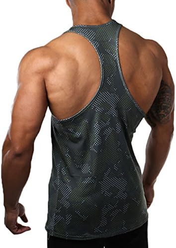 Gym Vest Men Bodybuilding Fitness Muscle Y-Back Muscle Sleeveless Tank Top