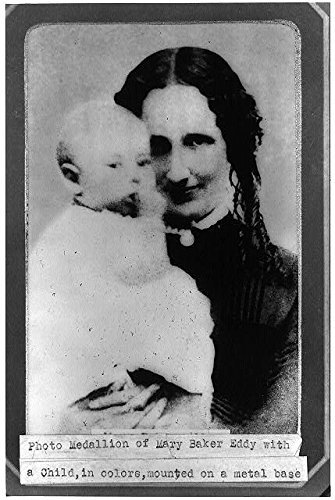 Photo: Mary Baker Eddy holding child,founder,Christian Science,new religious movement