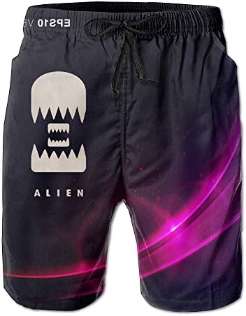 Male Casual Alien Board Shorts