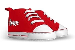 BABY FANATIC BabyFanatic Prewalkers - NCAA Nebraska Cornhuskers - Officially Licensed Baby Shoes