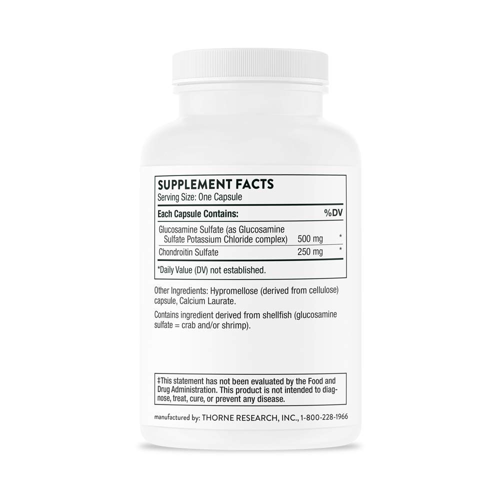 Thorne Glucosamine & Chondroitin Support to Maintain Healthy Joint