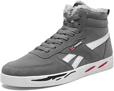 Amazon Senneak ハイトップスニーカーメンズノンスリップ暖かい軽量カジュアルシューズ秋と冬の綿の靴 安全靴 作業靴