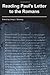 Reading Paul's Letter to the Romans (Sbl - Resources for Biblical Study (Paper))