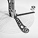 SigmaGo All in 1 Metallic Drawing Design Magcon Tool - Curve Circle Template Ruler -Math Compass Protractor Journal Drawing Stencil Combo -Pattern Design for Notepad Designers Artists Architects