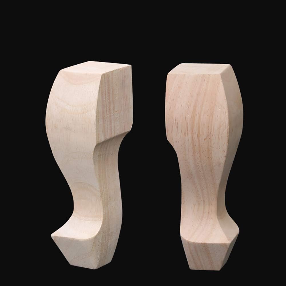 YTLJJ Patas para Muebles Madera Pata Pie De Muebles Tallados De Madera