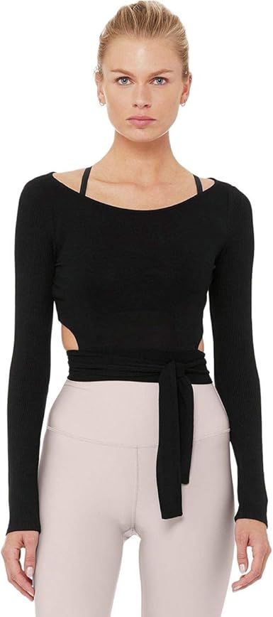 alo yoga long sleeve crop