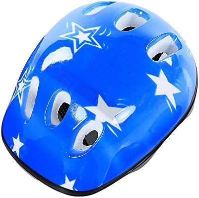 Nicololfle Kids Bike Helmets, Cycle Helmet Ideal For Skateboard Bike BMX and Stunt Scooter Red Pink Blue Age Guide 5-10 years Boys/Girls